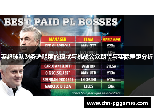 英超球队财务透明度的现状与挑战公众期望与实际差距分析